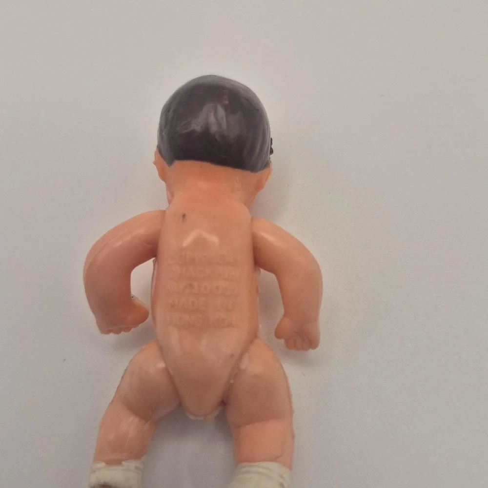 1960s Dollhouse Miniature Baby Doll manufactured by B. Shackman Articulated